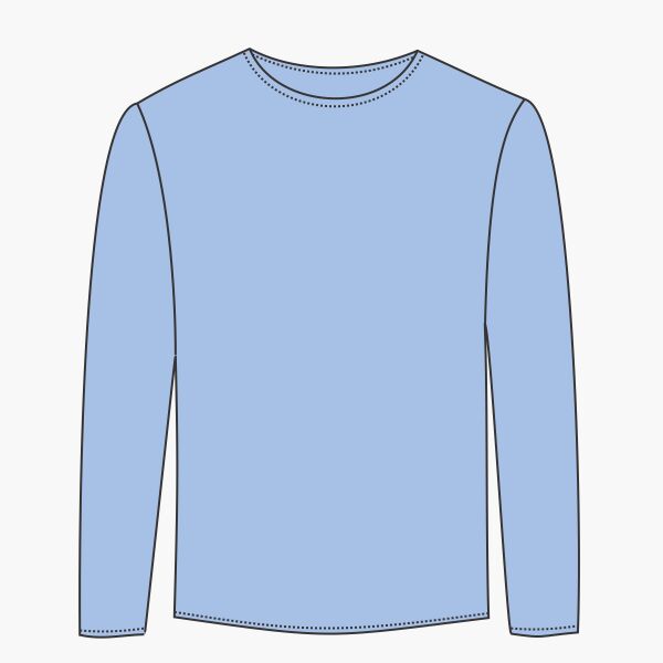 Unisex Premium Blended Ringspun Long Sleeve T-Shirt Thumbnail