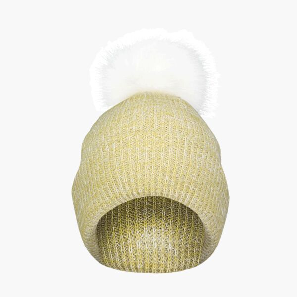 Faux Fur Pom Beanie Thumbnail