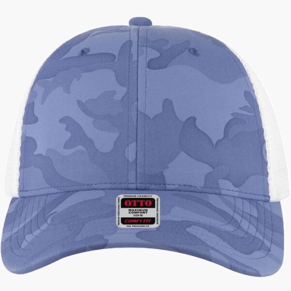 OTTO CAP "OTTO COMFY FIT" 6 Panel Low Profile Mesh Back Trucker Hat Thumbnail