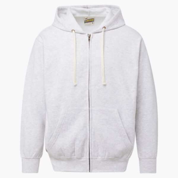 Unisex Vintage Fleece Full-Zip Hooded Sweatshirt Thumbnail