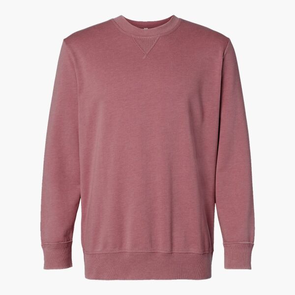 Unisex Vintage Wash Fleece Crewneck Sweatshirt Thumbnail