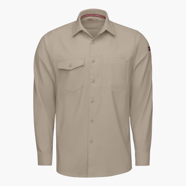 Men's Tall Cooling Long Sleeve Work Shirt Thumbnail