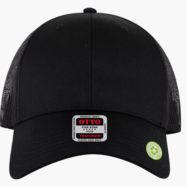 OTTO CAP 6 Panel Low Profile Mesh Back Trucker Hat Thumbnail