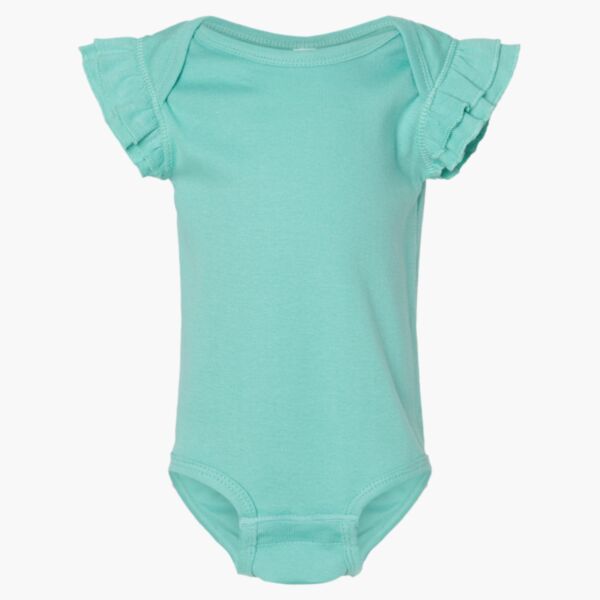 Infant Flutter Sleeve Baby Rib Bodysuit Thumbnail