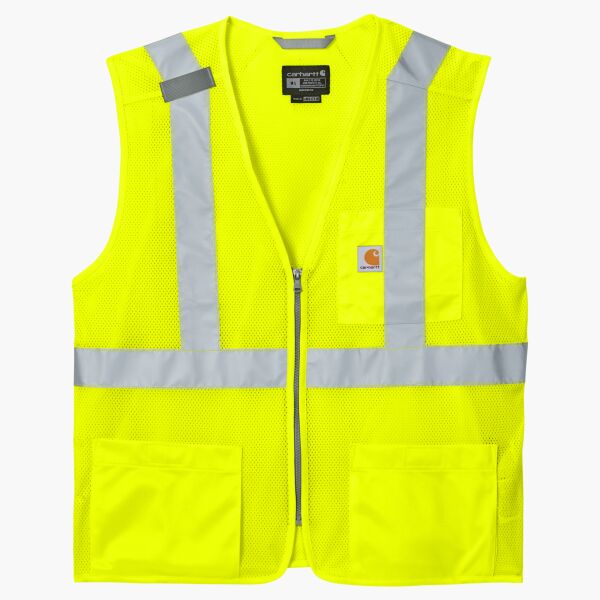 Ansi Class 2 Mesh Zip Front Vest Thumbnail
