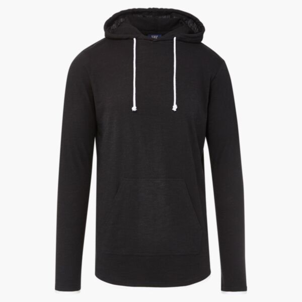 Unisex Miles Slub Hooded Long Sleeve T-Shirt Thumbnail