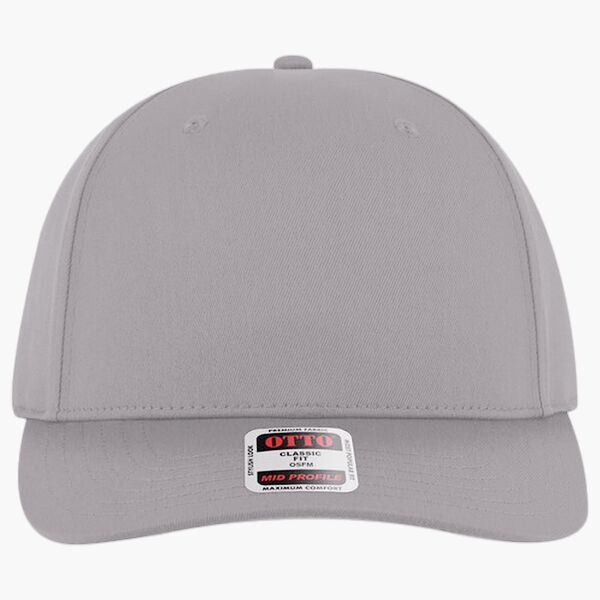 OTTO CAP Seamless 6 Panel Mid Profile Baseball Cap Thumbnail