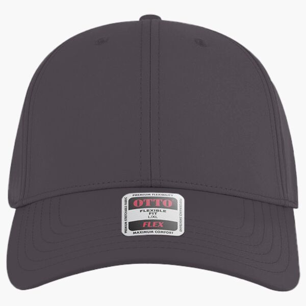 OTTO CAP "OTTO FLEX" Fitted 6 Panel Low Profile Baseball Cap Thumbnail