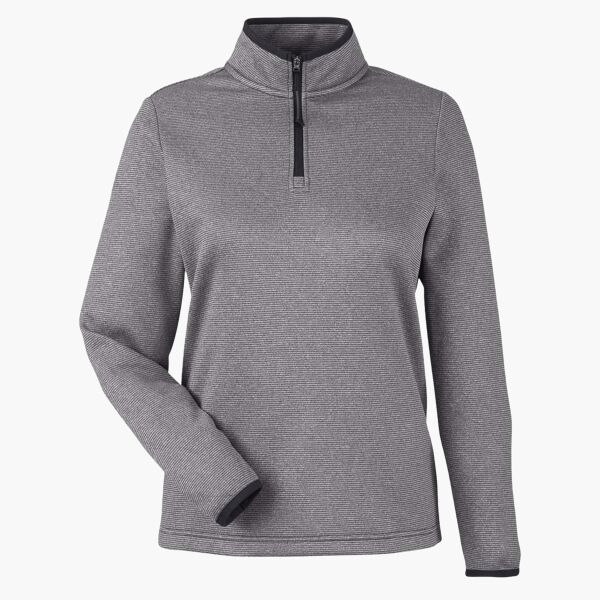 Women's Venture Heathered Stripe Quarter-Zip Pullover Thumbnail