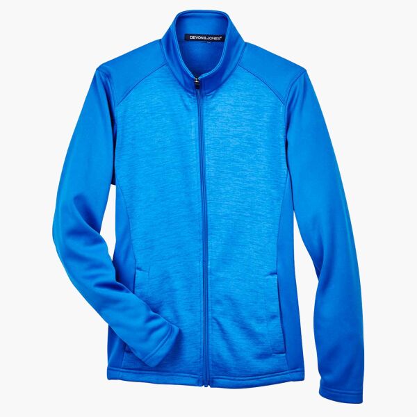 Women's Newbury Colorblock Mélange Fleece Full-Zip Jacket Thumbnail