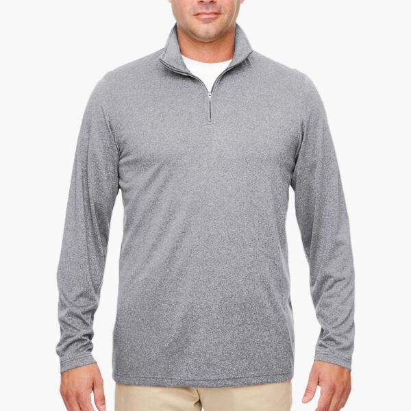 Men's Cool & Dry Heathered Performance Quarter-Zip Pullover Thumbnail
