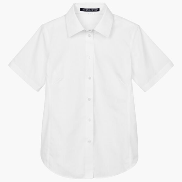 Women's Crown Collection® Broadcloth Short Sleeve Woven Dress Shirt Thumbnail