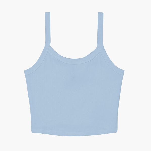 Women's Micro Rib Spaghetti Strap Tank Thumbnail