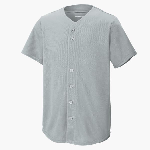 Youth PosiCharge ® Tough Mesh Full Button Jersey Thumbnail