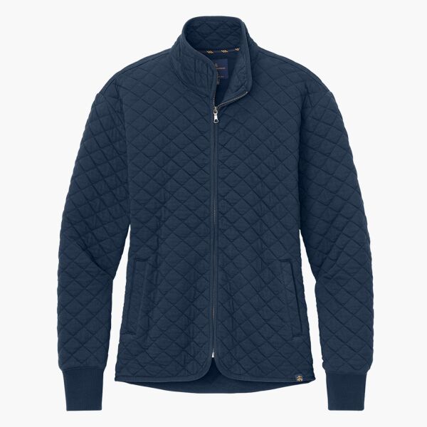 Women's Diamond Quilt Full Zip Thumbnail