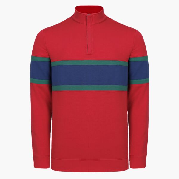 Men's Owen Quarter-Zip Colorblock Pullover Thumbnail