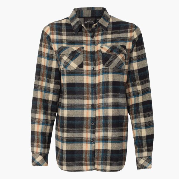 BURN LDY PLAID FLNL SHRT Thumbnail