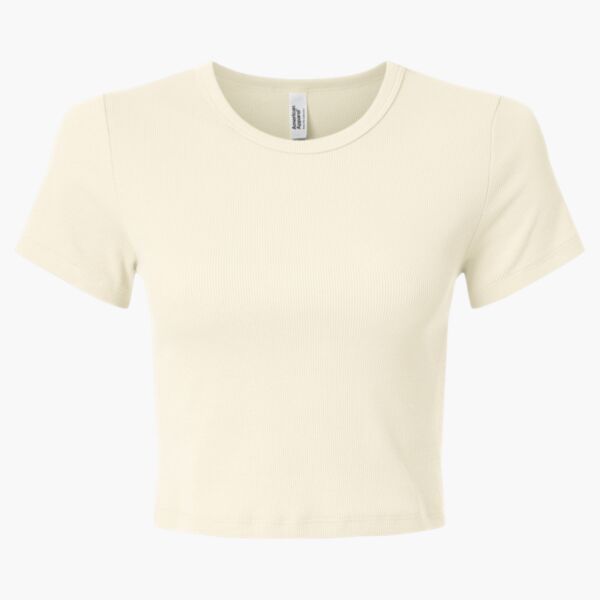 Women's Baby Rib Cropped Tee Thumbnail