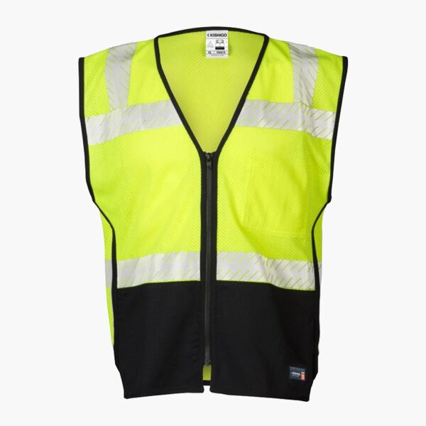 Unisex Premium Black Series® FR Black Bottom Mesh Vest Thumbnail