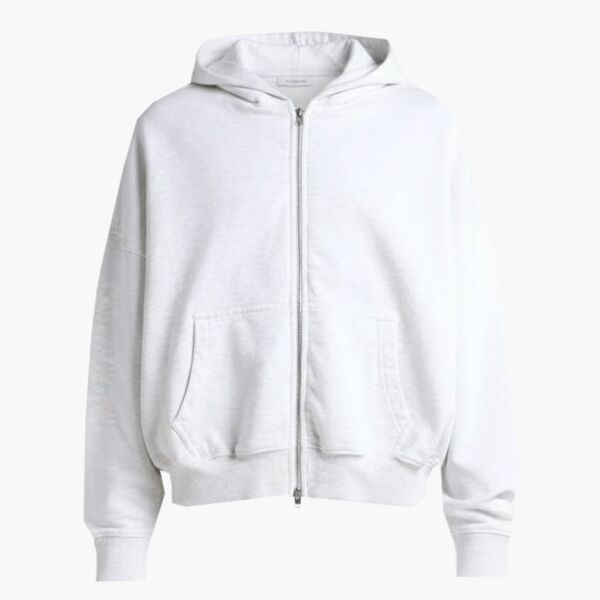 Unisex Garment-Dyed Cropped Full-Zip Hooded Sweatshirt Thumbnail