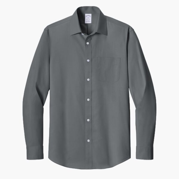 Wrinkle Free Stretch Pinpoint Spread Collar Shirt Thumbnail