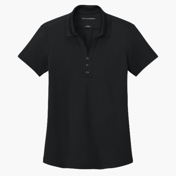 Women's Plaited Pique Polo Thumbnail
