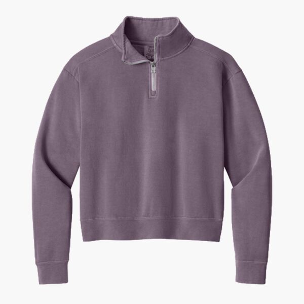 Women's Mid Length 1/4 Zip Sweatshirt Thumbnail