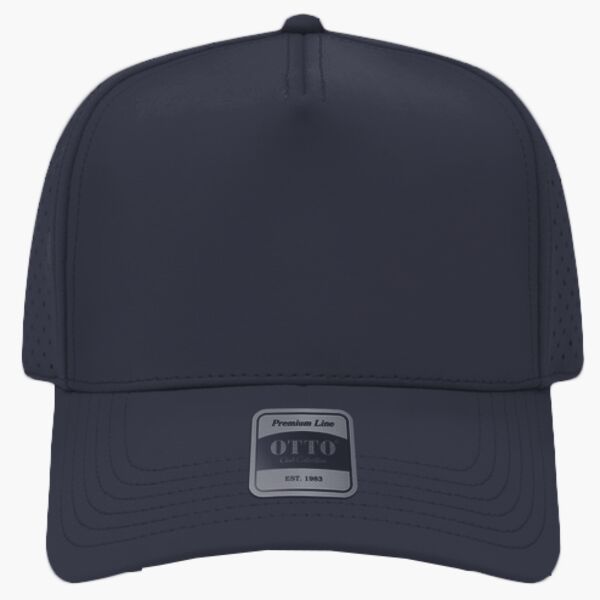 OTTO CAP® Club Collection 5 Panel Mid Profile Perforated Cap Thumbnail