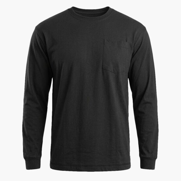 Men's Tall Performance Long Sleeve Pocket T-Shirt Thumbnail