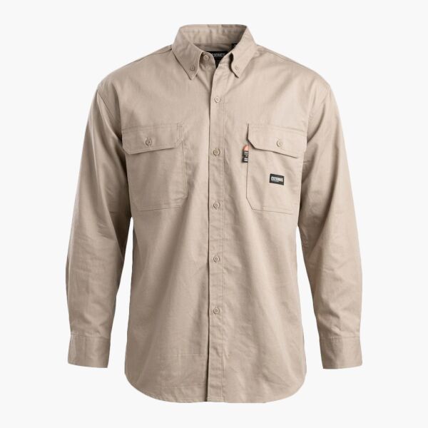Men's Tall Flame-Resistant Button Down Work Shirt Thumbnail