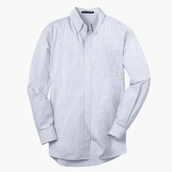 Plaid Pattern Easy Care Shirt Thumbnail