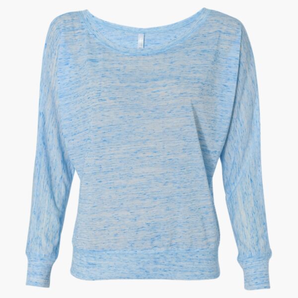 Women’s Flowy Off Shoulder Long Sleeve Tee Thumbnail