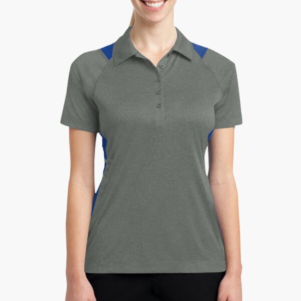 Women's Heather Colorblock Contender Polo Thumbnail