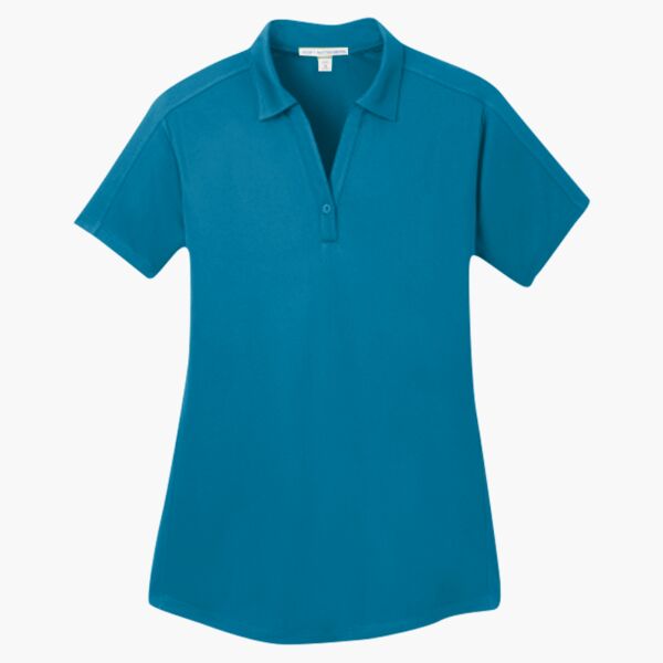 Women's Diamond Jacquard Polo Thumbnail