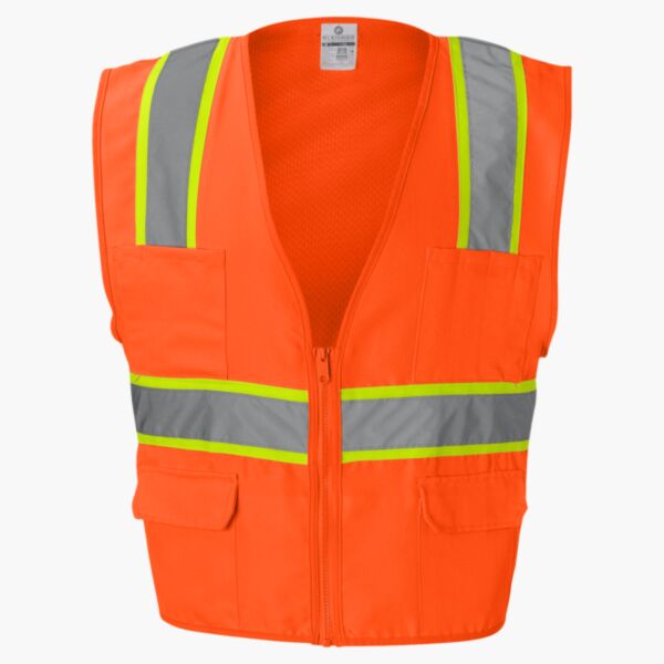 Unisex Ultra-Cool™ Solid Front Vest with Mesh Back Thumbnail