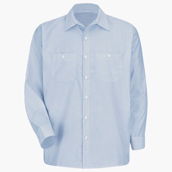 Men's Industrial Stripe Work Shirt Thumbnail