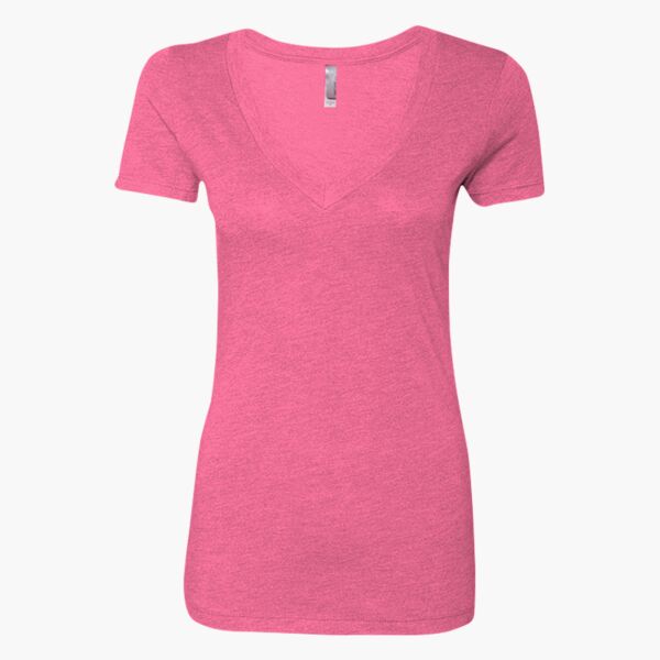 Women’s Triblend Deep V-Neck T-Shirt Thumbnail