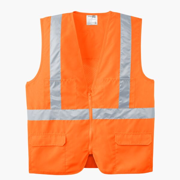 Ansi 107 Class 2 Mesh Back Safety Vest Thumbnail