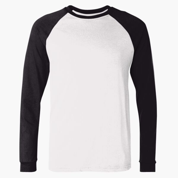 Men's Long Sleeve Jersey Baseball Tee Thumbnail
