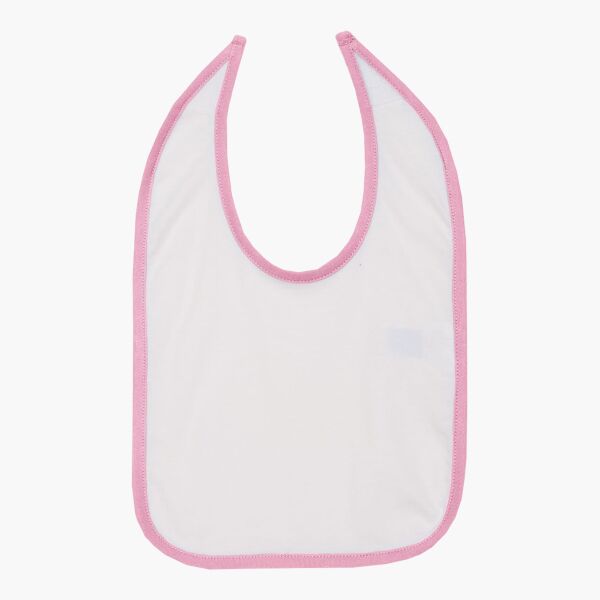 Infant Contrast Trim Premium Jersey Bib Thumbnail
