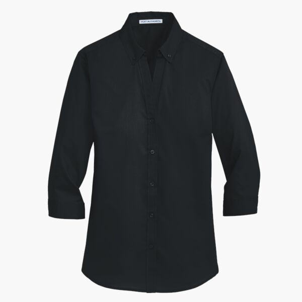 Women's 3/4 Sleeve SuperPro Twill Shirt Thumbnail