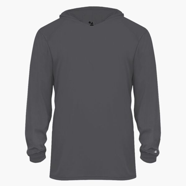 Youth B-Core Long Sleeve Hooded T-Shirt Thumbnail