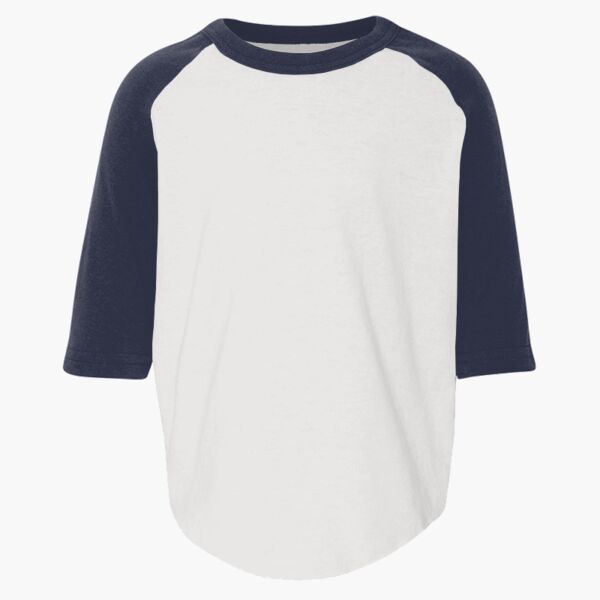 Toddler Three-Quarter Sleeve Baseball Jersey Thumbnail