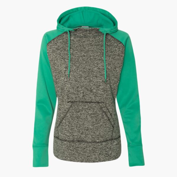 Women’s Colorblocked Cosmic Fleece Hooded Sweatshirt Thumbnail