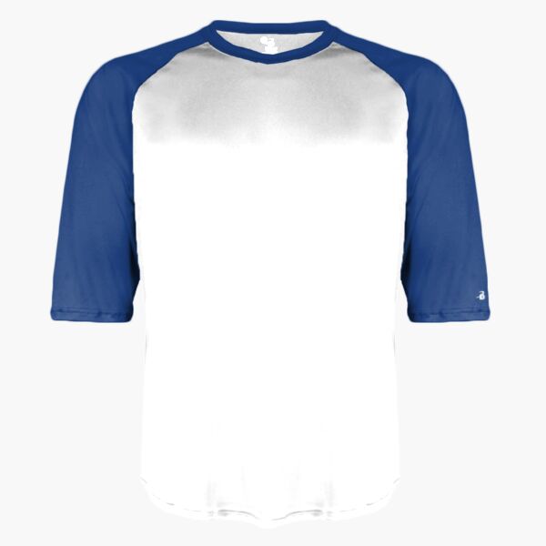 Youth B-Core Three-Quarter Sleeve Baseball T-Shirt Thumbnail