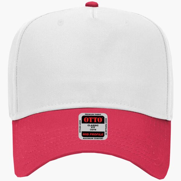 OTTO CAP 5 Panel Mid Profile Baseball Cap Thumbnail