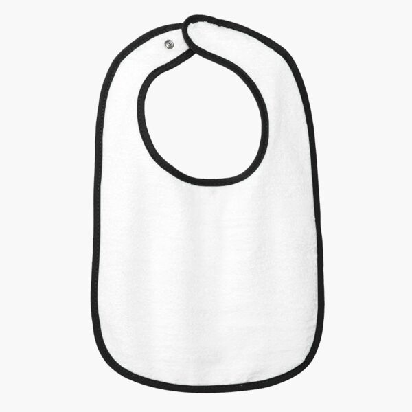 Infant Contrast Trim Terry Bib Thumbnail