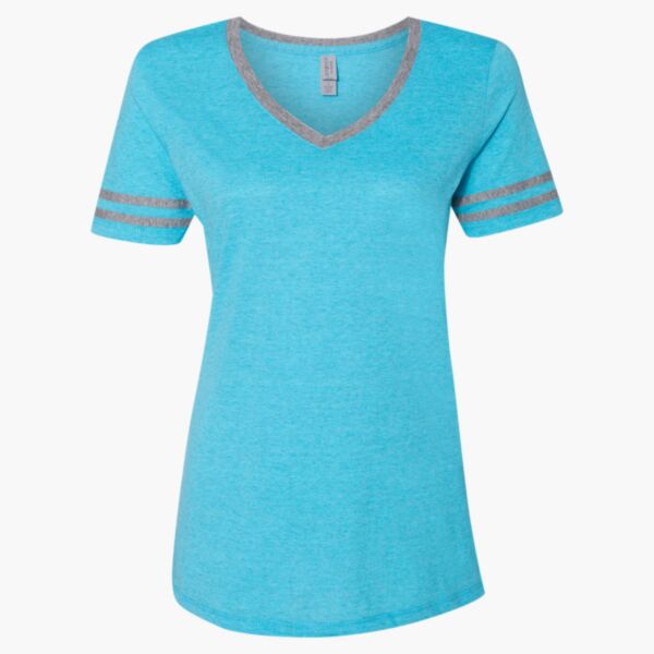 Women's Varsity Triblend V-Neck T-Shirt Thumbnail