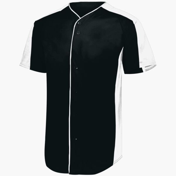 Men's Full Button Baseball Jersey Thumbnail