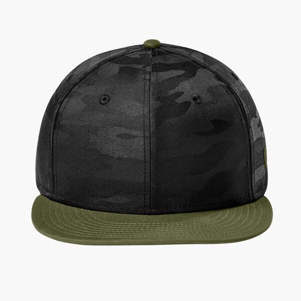 Camo Flat Bill Snapback Cap Thumbnail